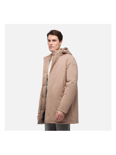 Beige men's down jacket Geox Aurelio - Men's
