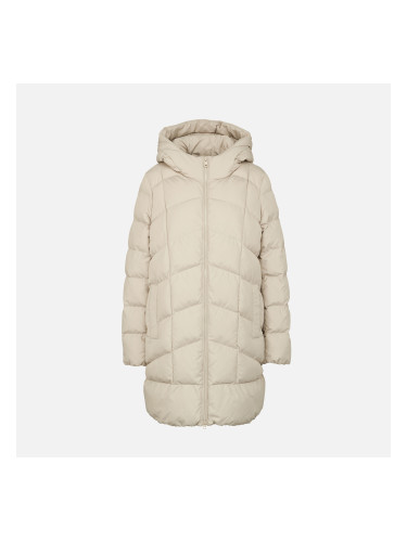 Beige Women's Quilted Jacket Geox Anylla - Women's