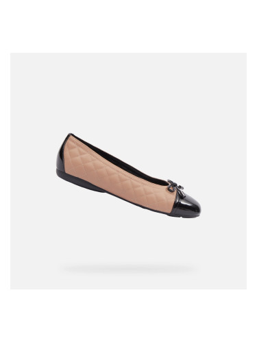 Beige Women's Ballerinas Geox Annytah W - Women's
