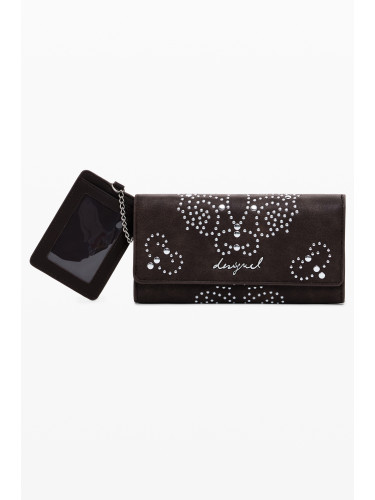 Дамски портфейл с декоративни детайли