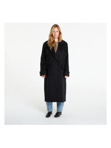 Палто AllSaints Mabel Double Breasted Oversized Coat Black 12