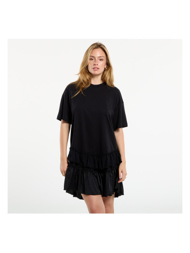 Облекло AllSaints Feyre Relaxed Fit Mini Dress Black S