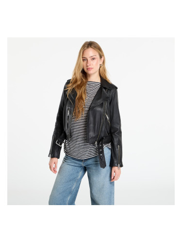 Яке AllSaints Balfern Leather Biker Jacket Black 10