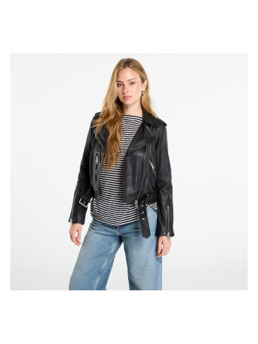Яке AllSaints Balfern Leather Biker Jacket Black 8