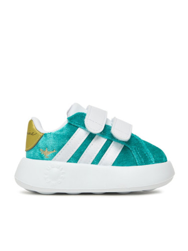 adidas Сникърси Disney Jasmine Grand Court 2.0 JR4920 Електриков