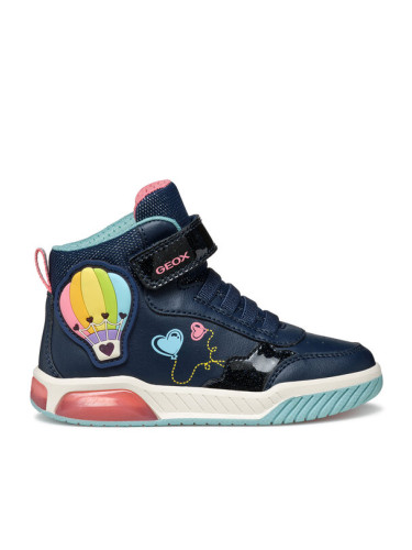 Geox Сникърси J Inek J56ASA 0BCKC C4358 S Тъмносин