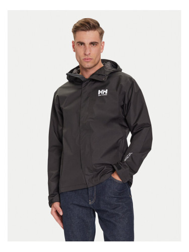 Helly Hansen Яке за дъжд Seven 62047 Черен Regular Fit