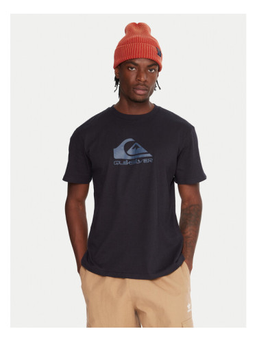 Quiksilver Тишърт Ev Comp Logo EQYZT08182 Тъмносин Regular Fit
