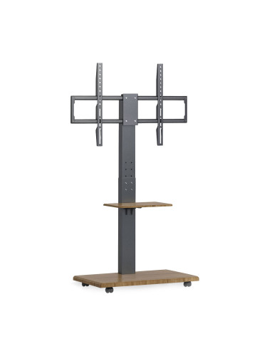 Стойка за телевизор DLFI, За под, Фиксирана, До 80", Черен - 17947