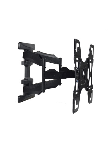 Стойка за телевизор DLFI, За стена, С подвижно рамо, До 65", Черен - 17932