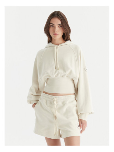 adidas by Stella McCartney Суитшърт KA0640 Бежов Loose Fit