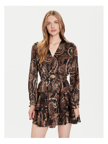 Guess Ежедневна рокля W5BK53 W2770 Кафяв Regular Fit