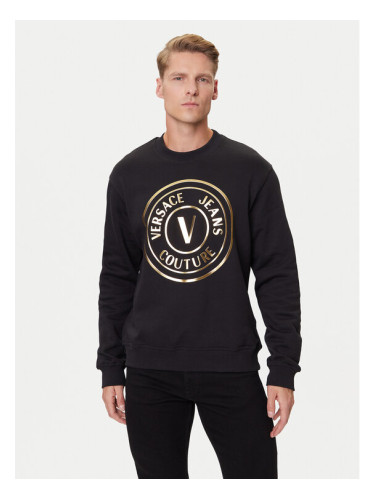 Versace Jeans Couture Суитшърт 79GAIT01 CF00T Черен Regular Fit