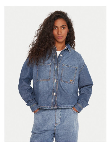 Roxy дънкова риза Another Reflect ERJWT03704 Син Regular Fit