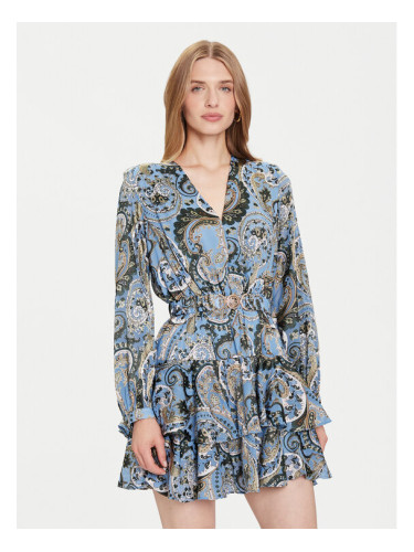Guess Ежедневна рокля W5BK53 W2770 Син Regular Fit