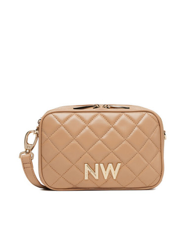 Nine West Дамска чанта CEO-Greenwich-Glam-LX7669 Бежов