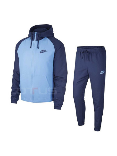 МЪЖКИ СПОРТЕН ЕКИП NIKE NSW TRK SUIT HD WVN BLUE
