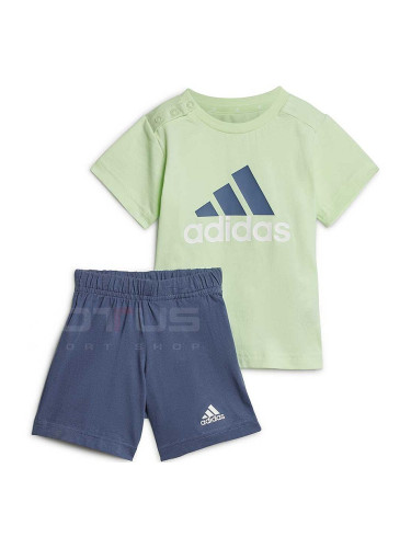 БЕБЕШКИ СПОРТЕН ЕКИП ЗА МОМЧЕ ADIDAS IS2512 I BL CO T SET ЗЕЛЕН/СИН