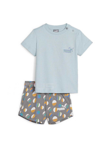 БЕБЕШКИ СПОРТЕН ЕКИП ЗА МОМЧЕ PUMA 67928122 ESS+ SUMMER CAMP INFANTS SET JS ТЮРКОАЗЕН