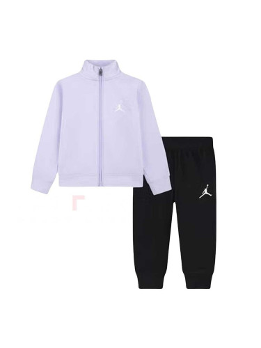 БЕБЕШКИ СПОРТЕН ЕКИП ЗА МОМИЧЕ NIKE AIR JORDAN TRICOT SET БЛЕДОЛИЛАВ/ЧЕРЕН