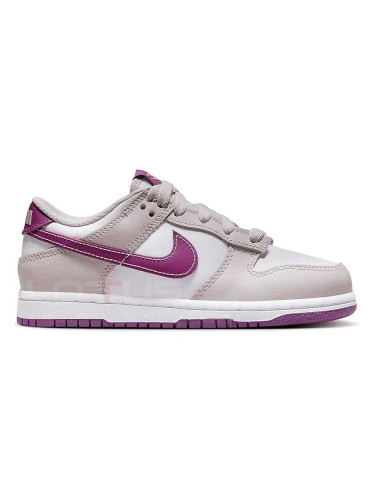 ДЕТСКИ ОБУВКИ ЗА МОМИЧЕ NIKE DUNK LOW (PSE) БЕЛИ/ЛИЛАВИ
