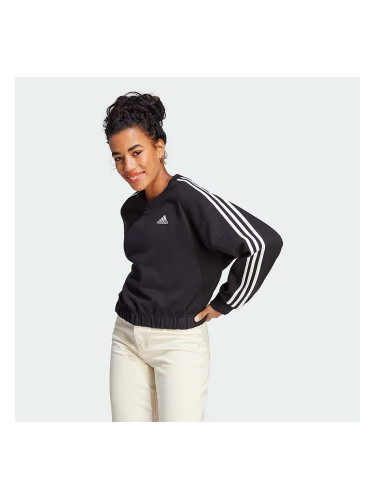 ДАМСКА БЛУЗА ADIDAS HR4926 W 3S CR SWT ЧЕРНА