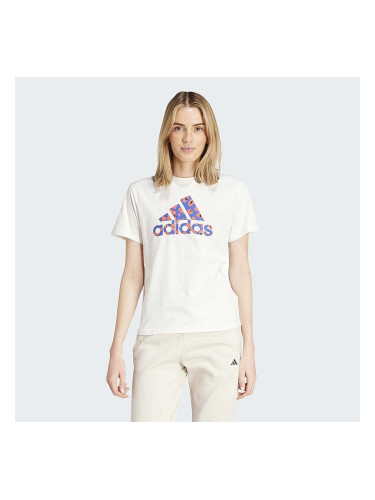 ДАМСКА ТЕНИСКА ADIDAS IY3435 W ANIMAL TEE БЯЛА