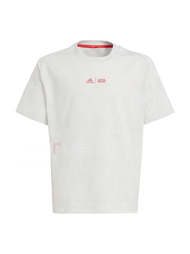 ДЕТСКА ТЕНИСКА ЗА МОМЧЕ ADIDAS IW0647 J SW ZNE TEE СИВА