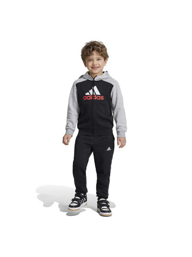 ДЕТСКИ СПОРТЕН ЕКИП ЗА МОМЧЕ ADIDAS IV7447 LK BL FL TS ЧЕРЕН/СИВ