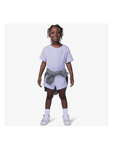 БЕБЕШКИ СПОРТЕН ЕКИП ЗА МОМИЧЕ NIKE G JORDAN ESSENTIAL SHORT SET БЛЕДОЛИЛАВ