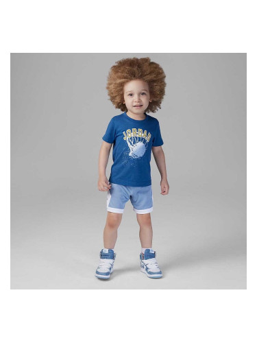 БЕБЕШКИ СПОРТЕН ЕКИП ЗА МОМЧЕ NIKE B JORDAN HOOP STLES MESH SET СИН