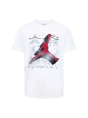 ДЕТСКА ТЕНИСКА ЗА МОМЧЕ NIKE B JORDAN AIR 2 3D SS TEE БЯЛА