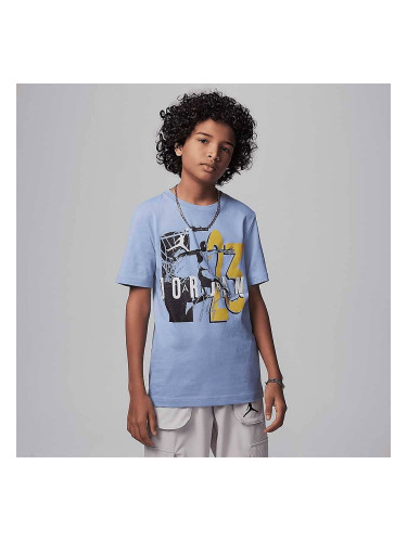 ДЕТСКА ТЕНИСКА ЗА МОМЧЕ NIKE B JORDAN RETRO SPEC S/S TEE СИНЯ