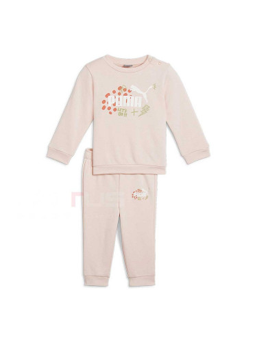 БЕБЕШКИ СПОРТЕН ЕКИП ЗА МОМИЧЕ PUMA 68188650 FC ESS+ INFANT JOGGER TR БЛЕДОРОЗОВ