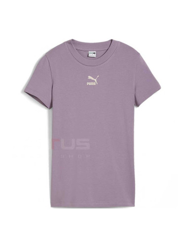 ДАМСКА ТЕНИСКА PUMA 53561030 CLASSICS SLIM TEE БЛЕДОЛИЛАВА