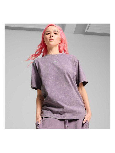 ДАМСКА ТЕНИСКА PUMA 62680130 DARE TO GYMWAY RELAXED WASHED TEE БЛЕДОЛИЛАВА