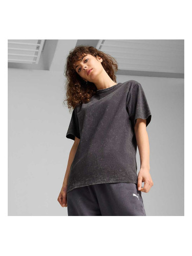 ДАМСКА ТЕНИСКА PUMA 62680169 DARE TO GYMWAY RELAXED WASHED TEE СИВА
