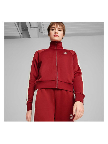 ДАМСКО ГОРНИЩЕ PUMA 62799413 ICONIC T7 TRACK JACKET PT ЧЕРВЕНО