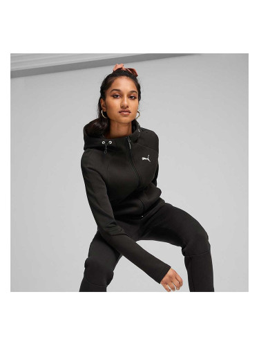 ДАМСКО ГОРНИЩЕ PUMA 68167001 EVOSTRIPE FULL-ZIP HOODIE ЧЕРНО