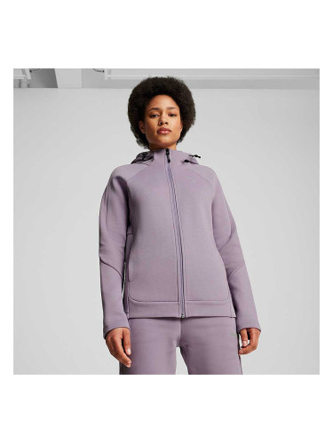 ДАМСКО ГОРНИЩЕ PUMA 68167030 EVOSTRIPE FULL-ZIP HOODIE БЛЕДОЛИЛАВО