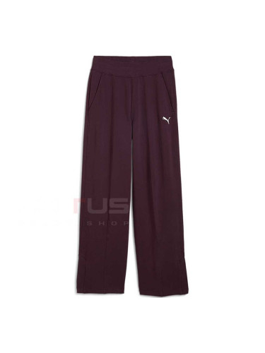 ДАМСКО ДОЛНИЩЕ PUMA 68199044 HER HIGH-WAIST STRAIGHT LEG PANTS TR ТЪМНОЛИЛАВО