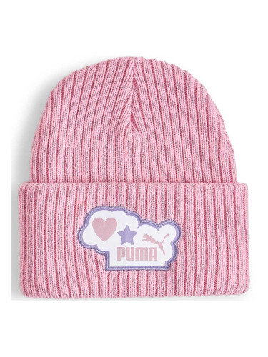 ДЕТСКА ЗИМНА ШАПКА ЗА МОМИЧЕ PUMA 02564303 COMIC BEANIE БЛЕДОЛИЛАВА