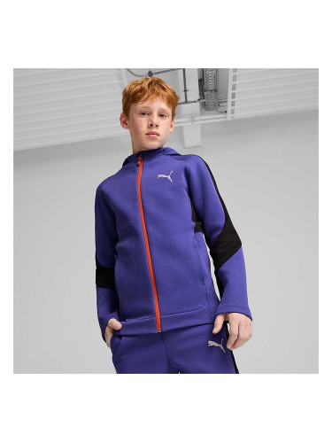 ДЕТСКО ГОРНИЩЕ ЗА МОМЧЕ PUMA 68180327 EVOSTRIPE FZ HOODIE DK B СИНЬО