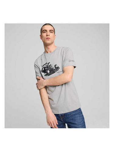 МЪЖКА ТЕНИСКА PUMA 62734702 MAPF1 ESS CAR GRAPHIC TEE СИВА