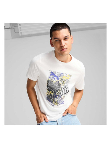 МЪЖКА ТЕНИСКА PUMA 68321302 GRAPHICS PHOTOPRINT TEE БЯЛА