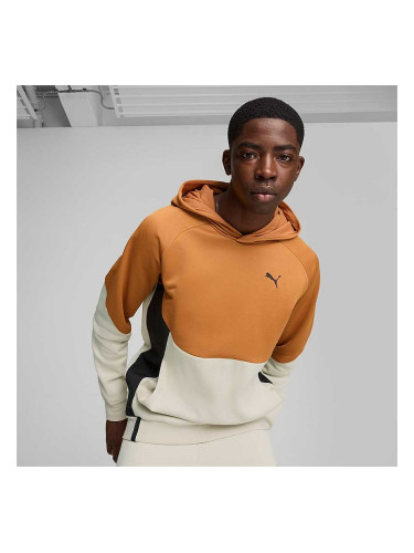 МЪЖКИ СУИТШЪРТ PUMA 62438164 PUMATECH HOODIE FL ОРАНЖЕВ