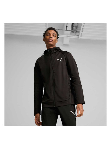 МЪЖКО ГОРНИЩЕ PUMA 68170301 EVOSTRIPE WARM FULL-ZIP HOODIE DK ЧЕРНО