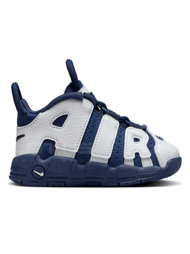 ДЕТСКИ ОБУВКИ ЗА МОМЧЕ NIKE FV5368-100 AIR MORE UPTEMPO KI BT БЕЛИ/ТЪМНОСИНИ