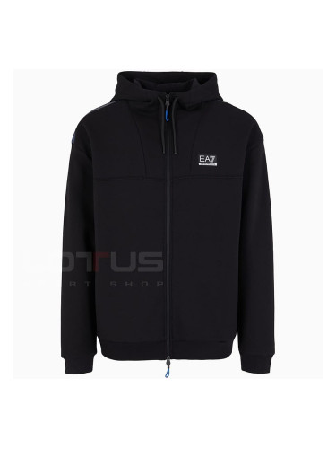 МЪЖКО ГОРНИЩЕ EA7 EMPORIO ARMANI 6DPM24-1771 NATURAL VENTUS7 M HOODIE FZ ЧЕРНО