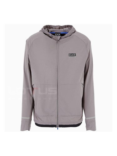 МЪЖКО ГОРНИЩЕ EA7 EMPORIO ARMANI 6DPM57-1992 VENTUS7 M HOODIE FZ PL ST СИВО